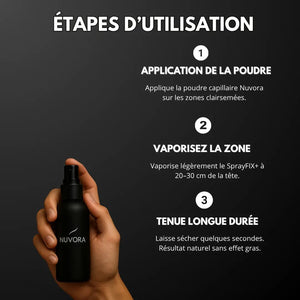 Spray Fixateur invisible - Nuvora